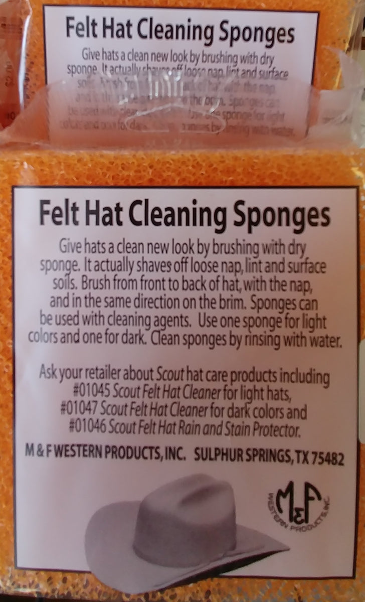 Felt Hat Cleaning Sponges – Rockin R Western Store LLC
