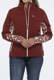 CINCH WOMEN'S CONCEALED CARRY BONDED JACKET - BURGUNDY