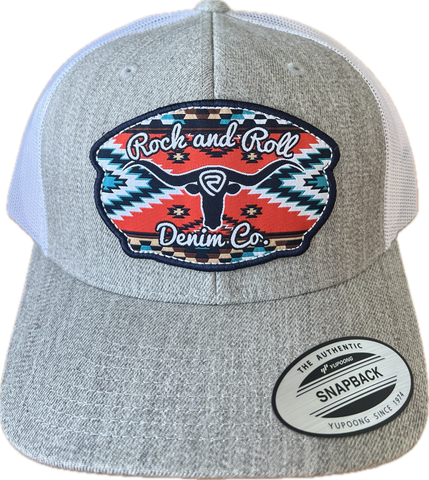 Rock & Roll Denim Co "Longhorn" Hat