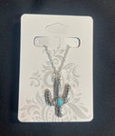 Silver Cactus Necklace
