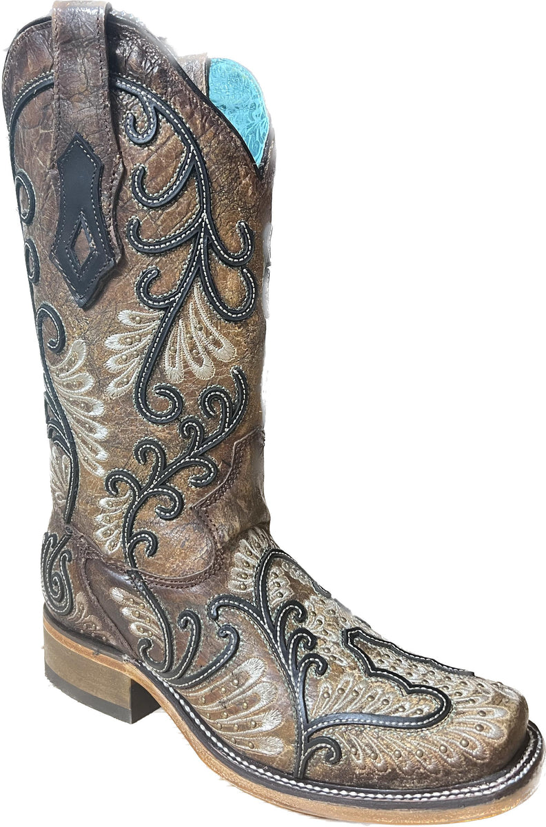 Rocking R Cowboy CORRAL LADIES COWBOY BOOT C3966 – Rockin R Western Store LLC