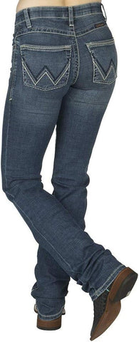Wrangler Women's Willow Mid Rise Performance Waist Boot Cut Ultimate Riding Jean