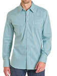 ROCK AND ROLL MEN' GEO PRINT LONG SLEEVE SNAP SHIRT
