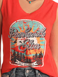 Panhandle Slim Graphic Ribbed Knit Tank