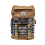 Hooey "Topper II" Steel Blue & Charcoal Multi Color Aztec Print & Khaki Backpack