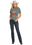 Women's Rock & Roll Cowgirl "Western Tour" T-Shirt