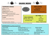 Revival Coffee Corral- Menus