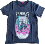 Rock & Roll Denim Rambler Bronc Rider Tee