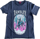 Rock & Roll Denim Rambler Bronc Rider Tee