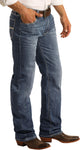 ROCK & ROLL MEN'S RELAXED FIT STRAIGHT BOOTCUT JEANS