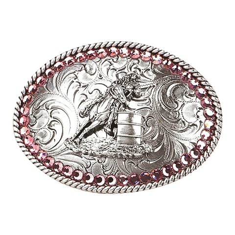 Blazin Roxx® Youth's Rope Edge Barrel Racer Belt Buckle