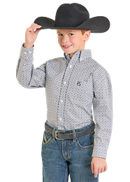 Rock & Roll Boy's Blue Button Shirt