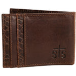 STS MEN'S CROC HIDE WALLETS