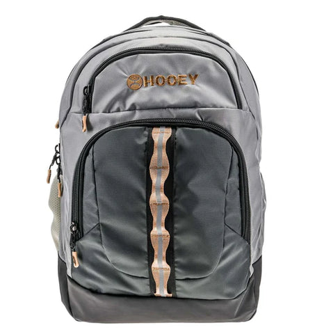 "Ox" Grey With Charcoal Pocket Hooey Backpack