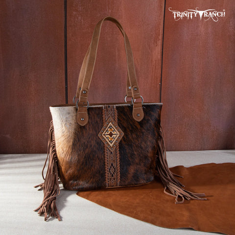 Trinity Ranch Hair On Cowhide Concealed Carry Tote