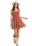 Desert Print Mini Dress