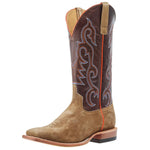 Horsepower Camel Growler Roughout 13in. Chocolate Crush Top Cowboy Boot