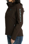 WOMEN'S CONCEALED CARRY BONDED JACKET - BROWN