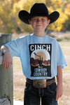 BOY'S THIS IS COWBOY COUNTRY - LIGHT BLUE