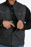 MEN'S CONCEALED CARRY BONDED VEST - CHARCOAL