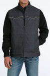 MEN'S CONCEALED CARRY BONDED VEST - CHARCOAL