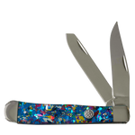 "BLUE INFUSED" TRAPPER KNIFE