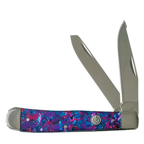 "PURPLE INFUSION" TRAPPER KNIFE