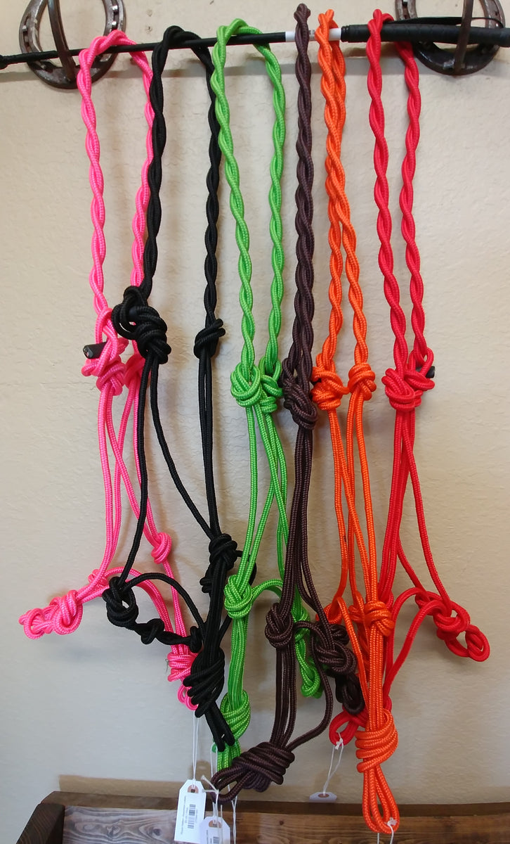 Rope Halter- Assorted colors. – Rockin R Western Store LLC