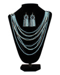 SILVER STRIKE WOMEN'S TURQUOISE BEADED JEWELRY SET