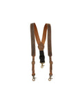 NOCONA MEN'S LEATHER BUCKLE WESTERN SUSPENDERS