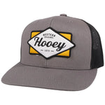 HOOEY "DIAMOND" GREY/BLACK HAT