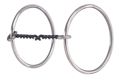 Twisted Wire O-Ring Snaffle