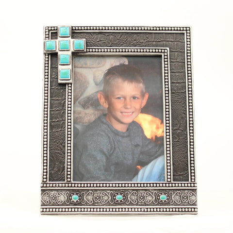 5X7 PHOTO FRAME WITH CROSS