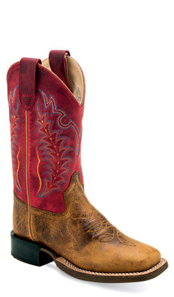 Old West Red/Blue Kids Boot