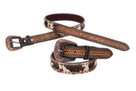 Rafter T Peppered Cowhide Belt