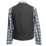 Wyoming Traders Men's Grey Wyoming Wool Vest