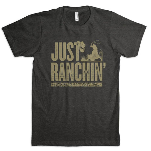 DALE BRISBY JUST RANCHIN SILHOUETTE TEE