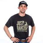 DALE BRISBY JUST RANCHIN SILHOUETTE TEE