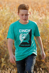 Boy's Cinch T-Shirt Turquoise