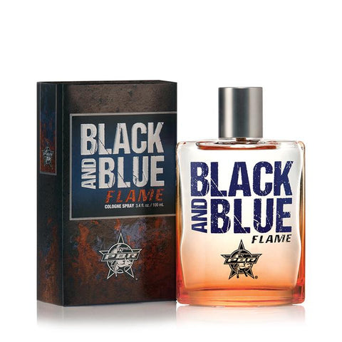 PBR MEN'S BLACK AND BLUE FLAME COLOGNE