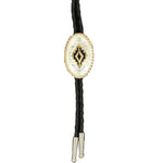 Aztec Oval Rope Edge Bolo Tie by M&F Western