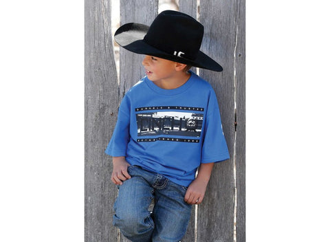 Cinch Boy's Navy Blue Long Sleeve Shirt – Rockin R Western Store LLC