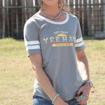 CRUEL DENIM YEE HAW RINGER TEE