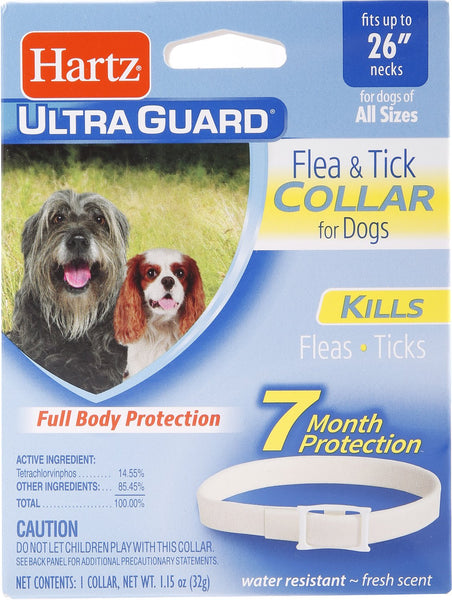 Hartz flea and tick collar for dogs best sale