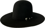 Serratelli Pure 2X Wool Felt Black Cowboy Hat