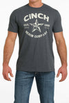 MEN'S CINCH DENIM COMPANY TEE - HEATHER NAVY