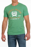 MEN'S CINCH TRIED AND TRUE TEE - HEATHER GREEN